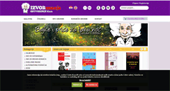 Desktop Screenshot of izvorznanja.com